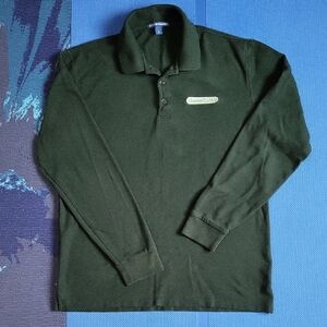 Port Authority Dark Green Long Sleeve Polo